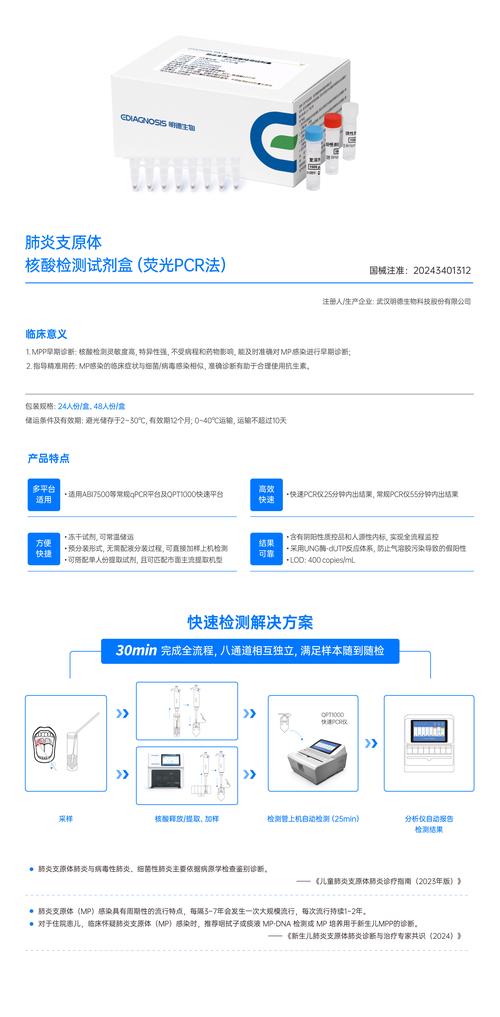 肺炎支原体核酸检测试剂盒